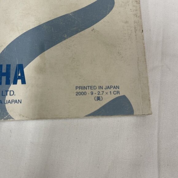 OEM 2001 Yamaha YZ250FN Genuine Owner's Service Manual LIT-11626-14-46 - Picture 11 of 11